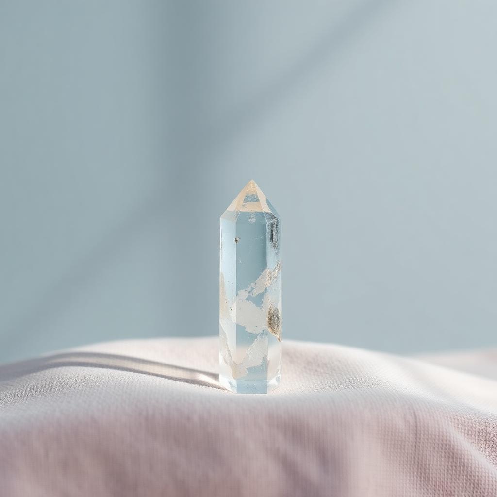 Punta de cuarzo cristal